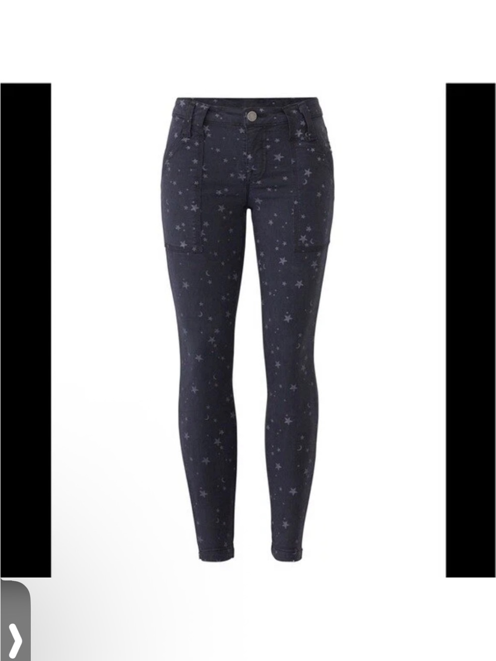 Joie jeans gray Star Print Ankle Leggings with Zipper